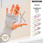 Easy thumbhole cuffs