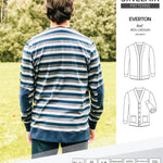 Pdf Sewing pattern S9006 Everton knit cardigan for men