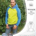 Sewing pattern pdf S9003 Walker knit raglan hoodie for men by Sinclair Patterns
