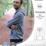 Sewing pattern pdf S9003 Walker knit raglan hoodie for men by Sinclair Patterns