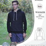 Sewing pattern pdf S9003 Walker knit raglan hoodie for men by Sinclair Patterns