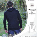 Sewing pattern pdf S9003 Walker knit raglan hoodie for men by Sinclair Patterns