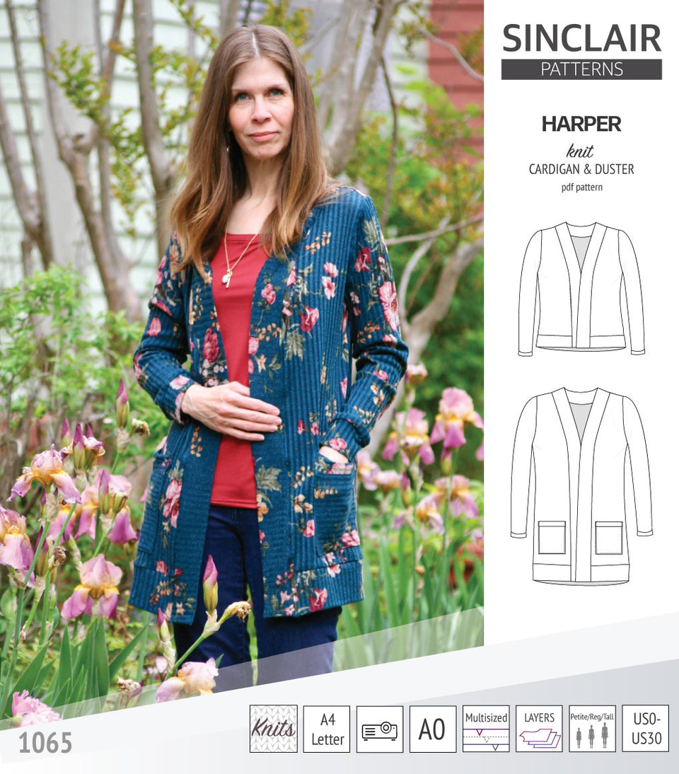 Free Sewing Patterns – PDF, A4, Letter, A0 & Projector | Sinclair Patterns