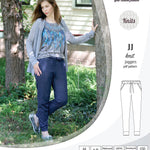 Sinclair Patterns S1072 JJ knit classic joggers for women sewing patterns pdf