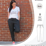 Sinclair Patterns S1072 JJ knit classic joggers for women sewing patterns pdf