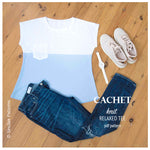 PDF Sewing pattern Sinclair Patterns S1030 Cachet color blocked tee with pocket