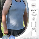 Sinclair Patterns 9004 Rocky knit tank for men pdf sewing pattern