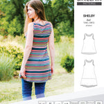 Tank top tunic for knit fabrics pdf sewing pattern by Sinclair Patterns