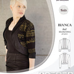 Pdf sewing pattern Bianca knit bolero, shrug, cropped cardigan by Sinclair Patterns