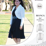 Pdf sewing pattern Bianca knit bolero, shrug, cropped cardigan by Sinclair Patterns