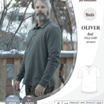 PDF sewing pattern Sinclair Patterns Classic shirt polo for men with collar or the hood