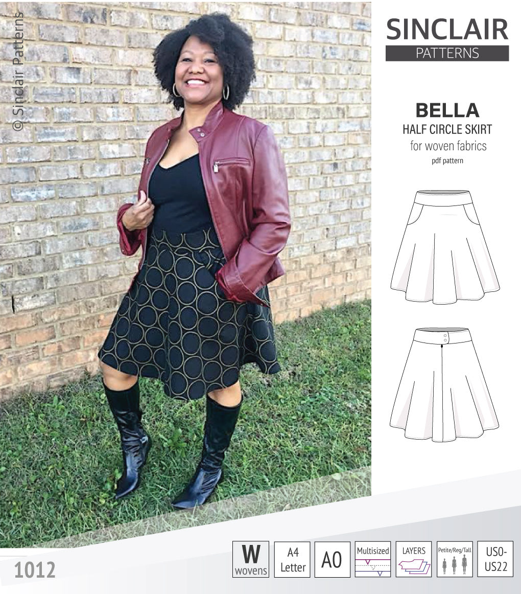 Circle skirt with pockets pattern shop