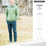 Pdf sewing pattern Lakeside knit joggers for men by Sinclair Patterns