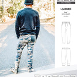 Pdf sewing pattern Lakeside knit joggers for men by Sinclair Patterns